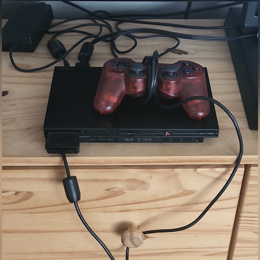 PS2 SLIM CONSOLE BLACK